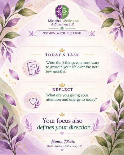 Card, back with task and reflection